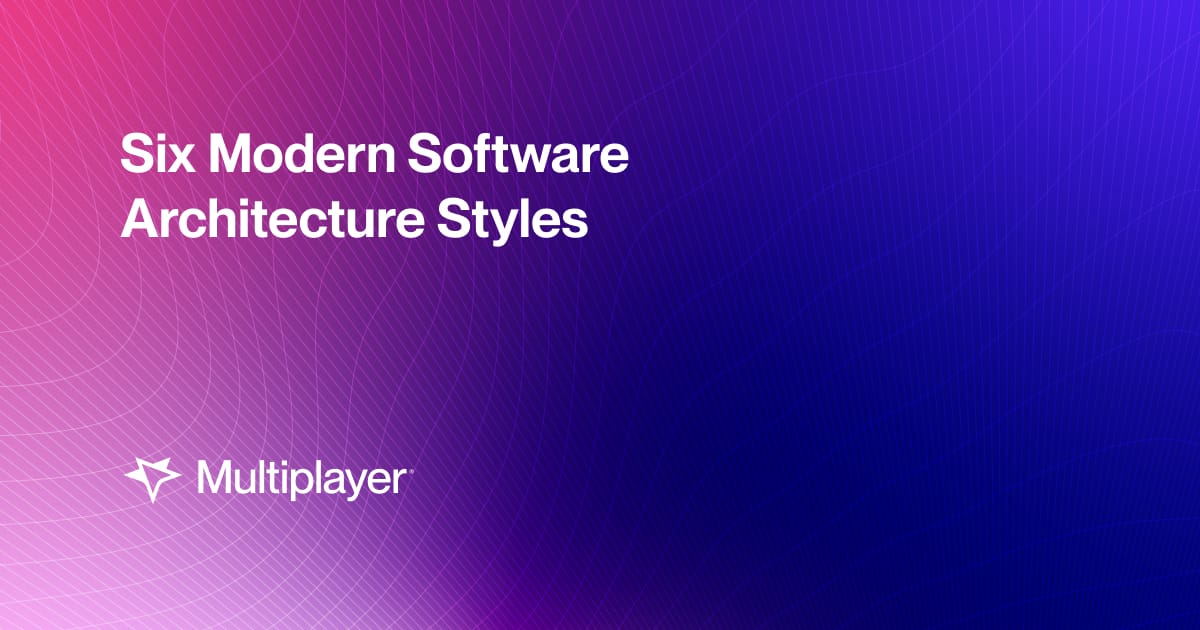Six Modern Software Architecture Styles
