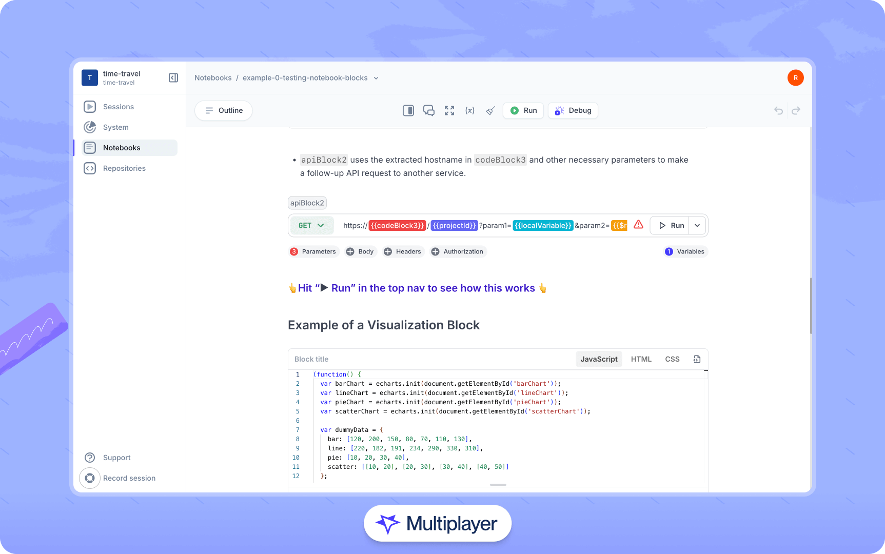 Screenshot of a Notebook