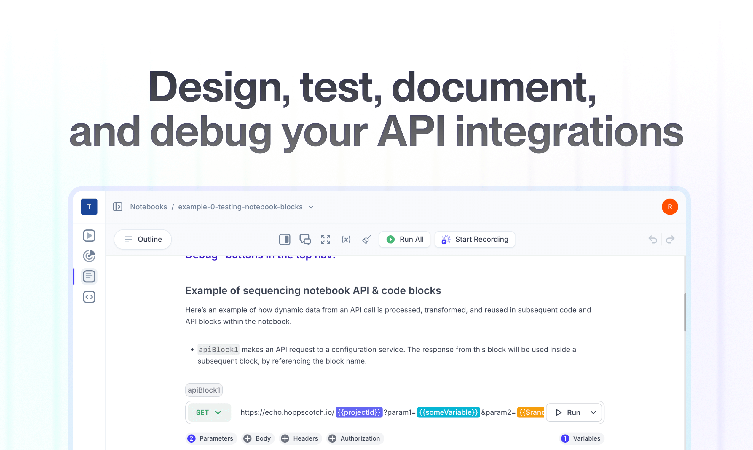 Screenshot of a Notebook