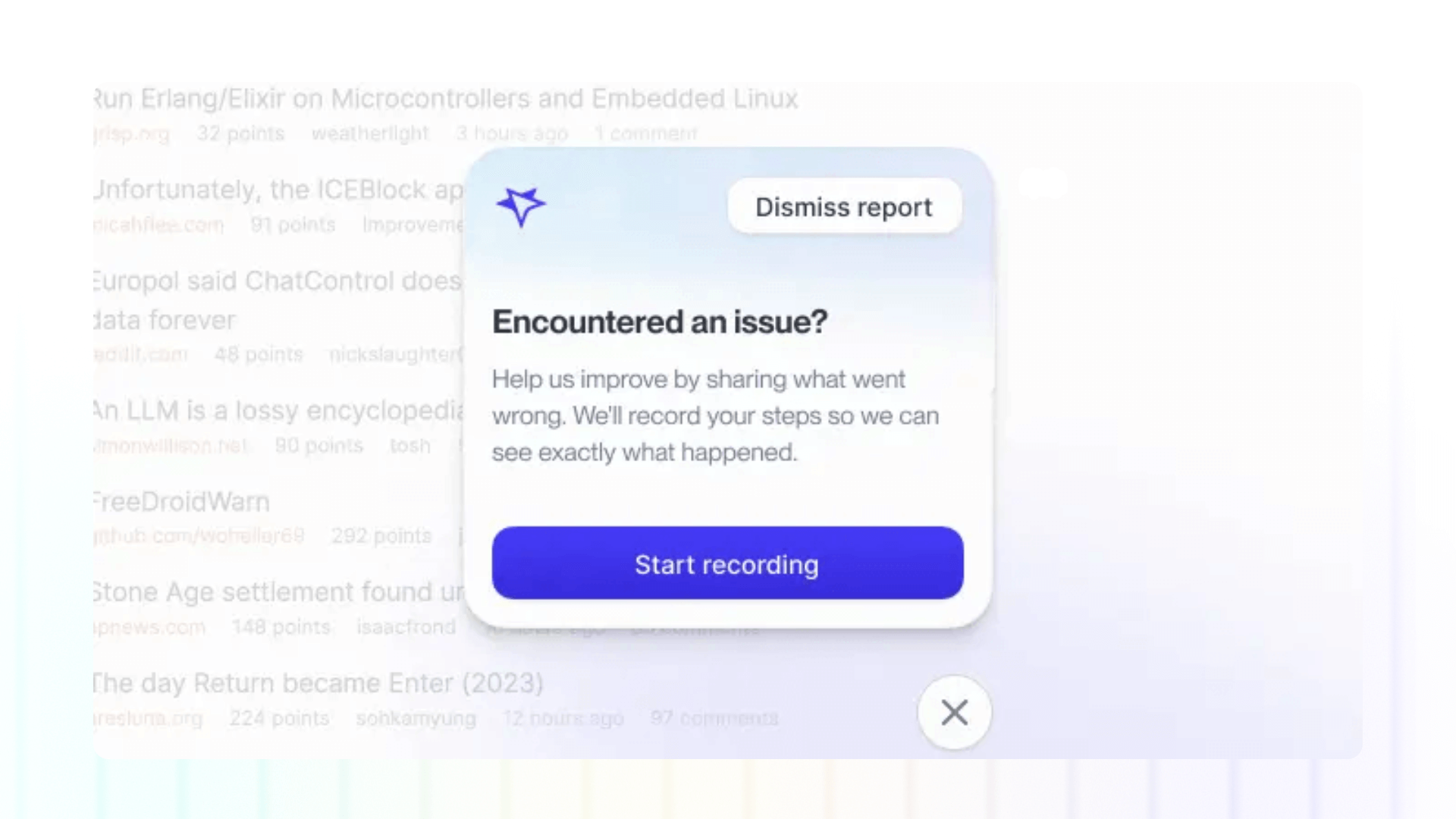 how end-users can record