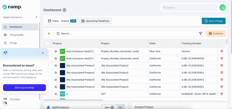 Platform Debugger widget
