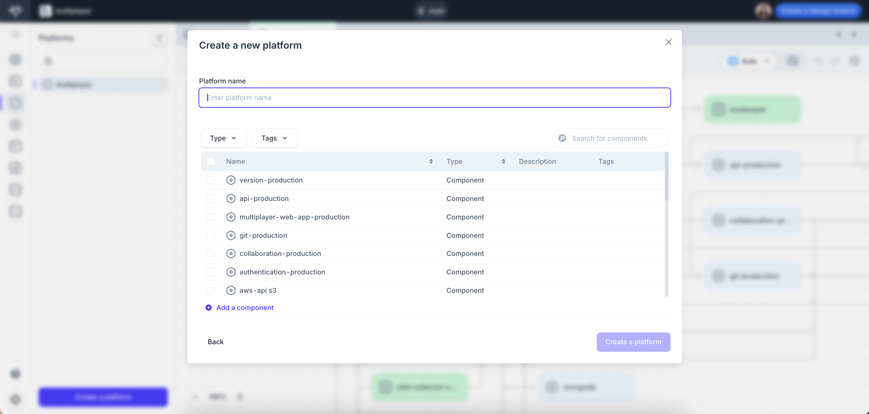 Creating a new Platform from scratch