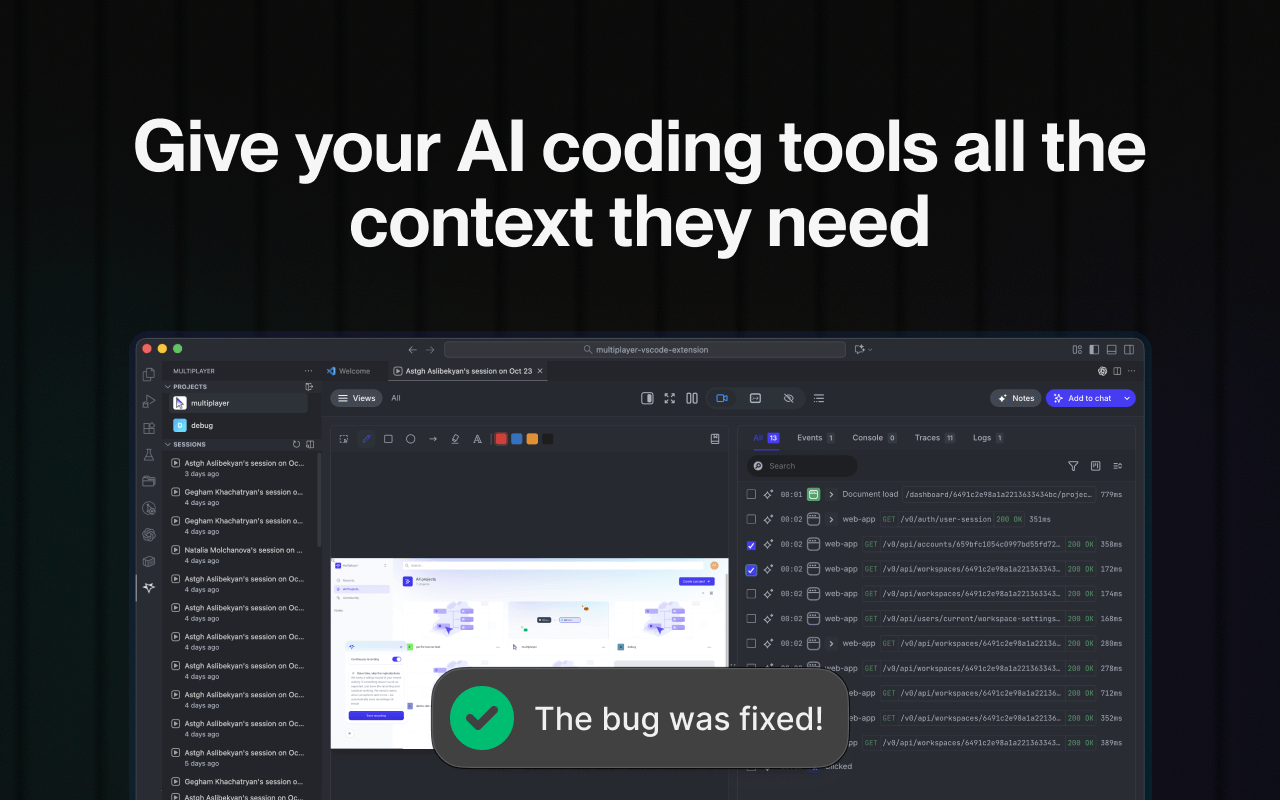 Multiplayer VS Code extension