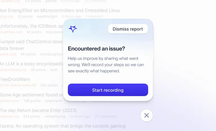 On-demand recording