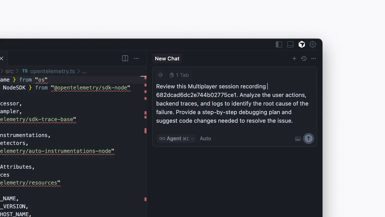 Using Multiplayer's MCP server to debug a distributed system in the Cursor IDE