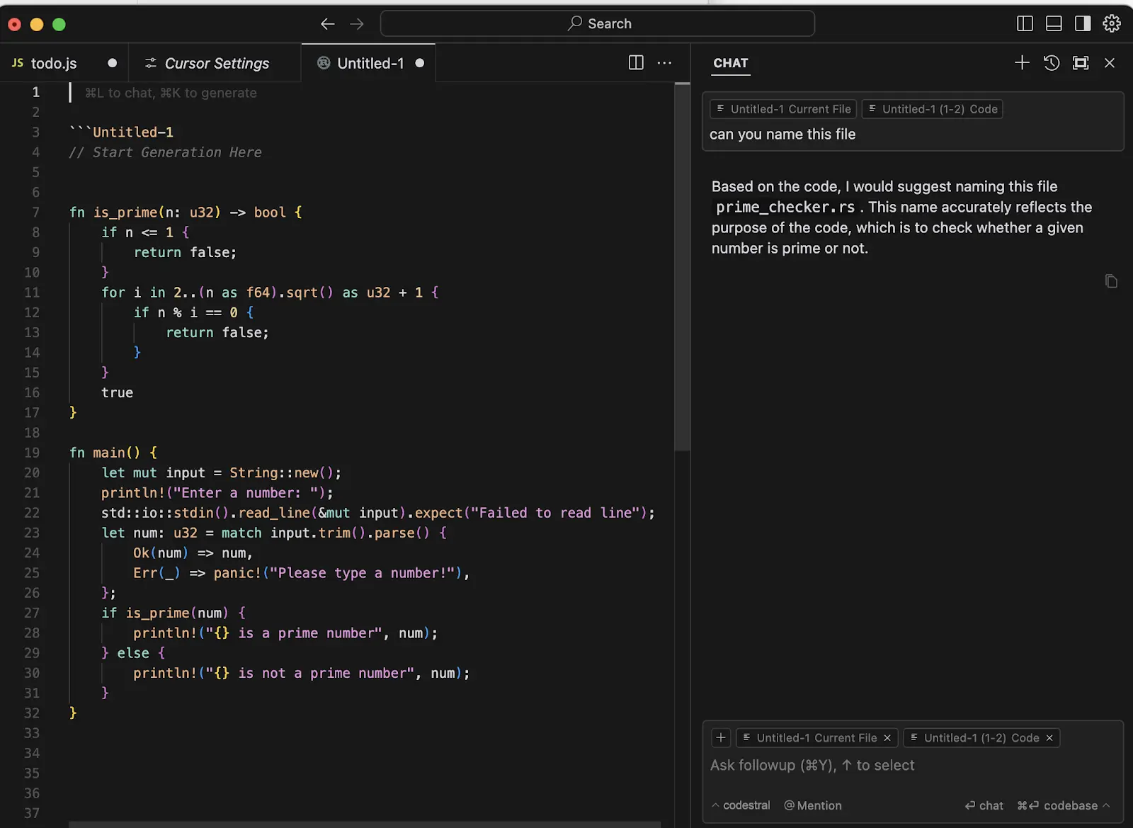 Cursor AI Code Editor