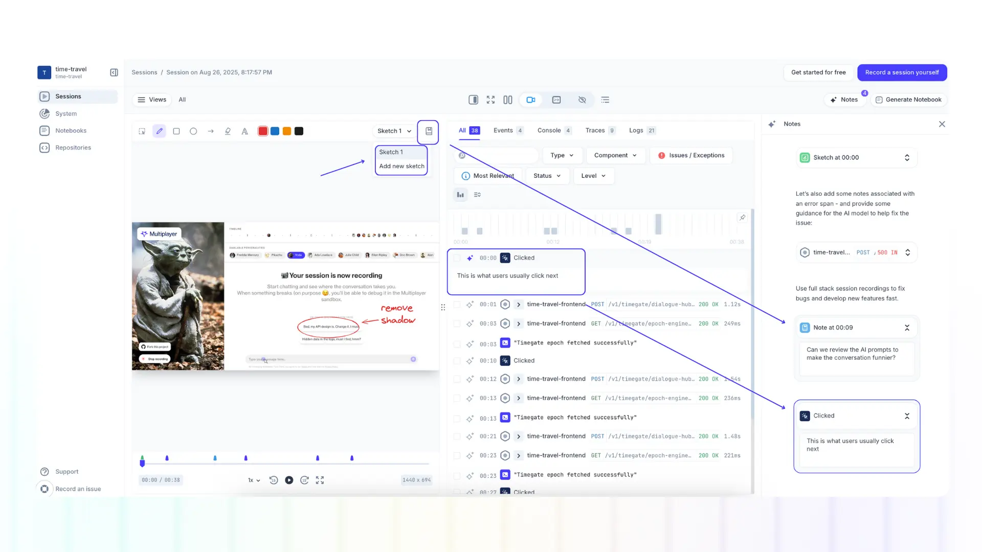 Multiplayer’s annotations feature set